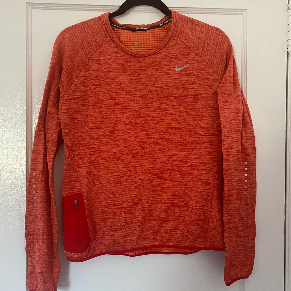 Nike Running orange inner waffle shirt